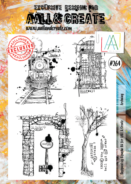 AALL and Create Archway  Stamps - Stempel A4