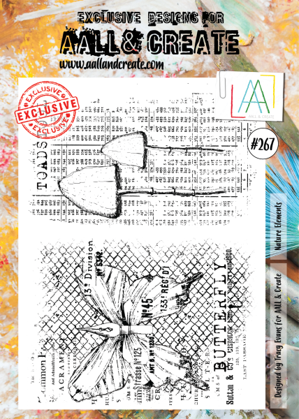 AALL and Create Nature Elements  Stamps - Stempel A4