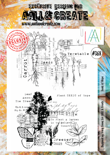 AALL and Create Seeds of Hope  Stamps - Stempel A4