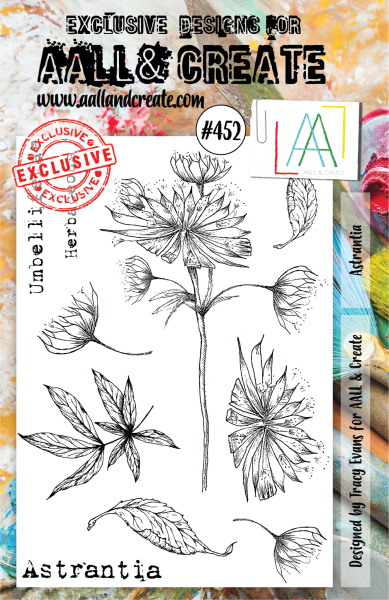 AALL and Create  Astrantia  Stamps - Stempel A5