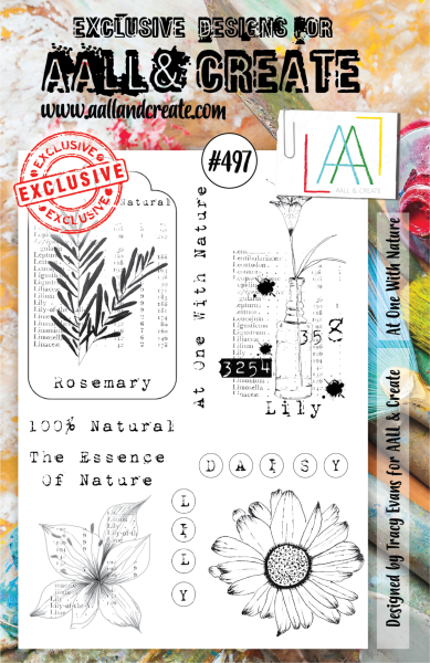 AALL and Create At One With Nature  Stamps - Stempel A4