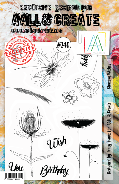 AALL and Create  Blossom Wishes  Stamps - Stempel A5