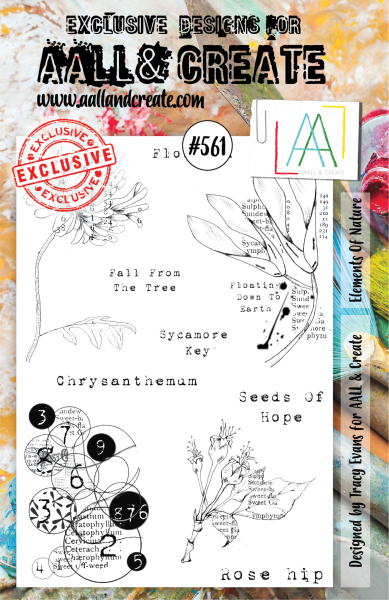 AALL and Create  Elements of Nature  Stamps - Stempel A5