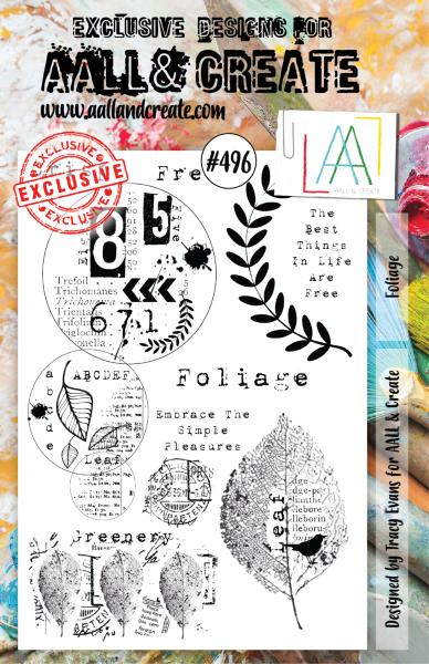 AALL and Create  Foliage  Stamps - Stempel A5