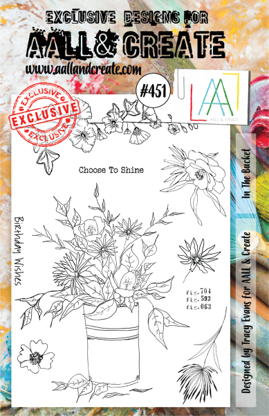 AALL and Create  In the Bucket  Stamps - Stempel A5