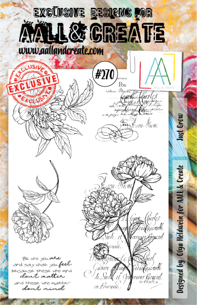 AALL and Create  Just Grow  Stamps - Stempel A5