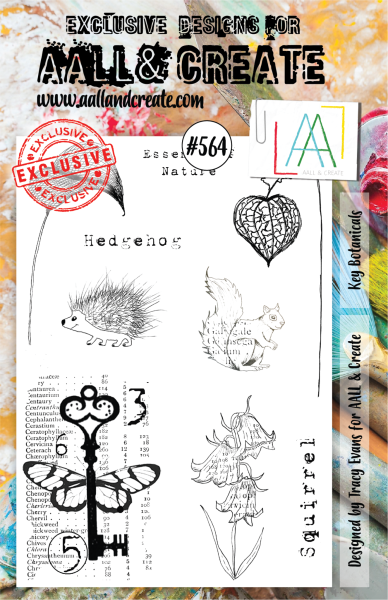 AALL and Create  Key Botanicals  Stamps - Stempel A5