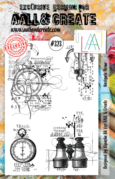 AALL and Create  Navigate Home  Stamps - Stempel A5