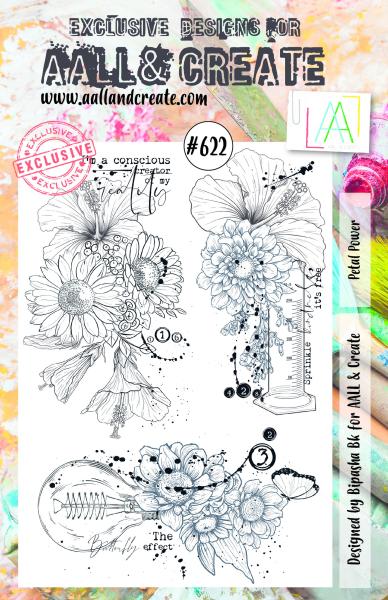 AALL and Create  Petal Power  Stamps - Stempel A5