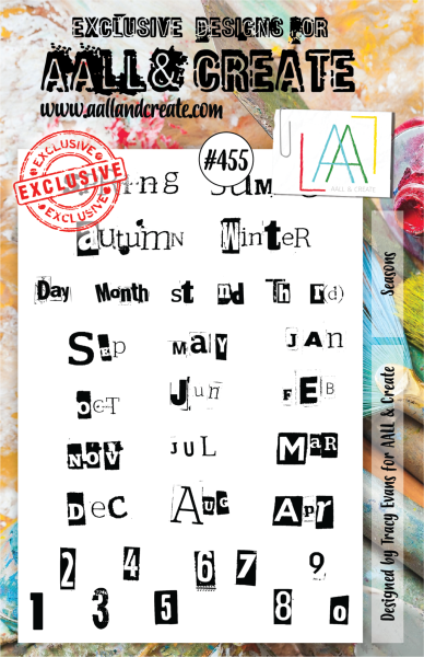 AALL and Create  Seasons  Stamps - Stempel A5