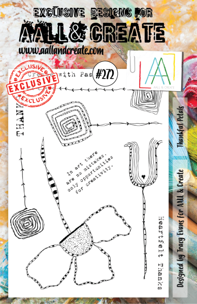 AALL and Create  Thankful Petals  Stamps - Stempel A5