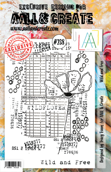 AALL and Create  Wild and Free  Stamps - Stempel A5