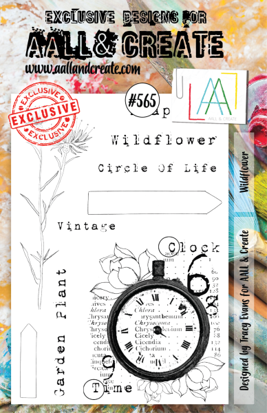 AALL and Create  Wildflower  Stamps - Stempel A5