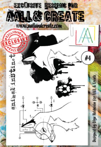 AALL and Create  Animal Instinct  Stamps - Stempel A6