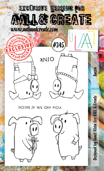 AALL and Create  Bacon  Stamps - Stempel A6