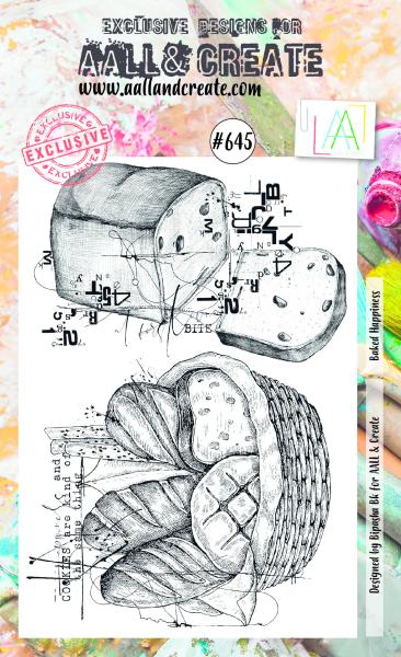 AALL and Create  Baked Happiness  Stamps - Stempel A6