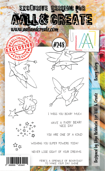 AALL and Create  Beary Fairy  Stamps - Stempel A6