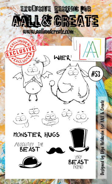 AALL and Create  Beast Friend  Stamps - Stempel A6