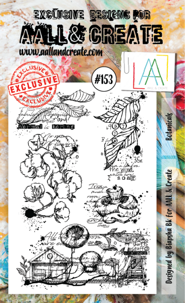 AALL and Create  Botanicals  Stamps - Stempel A6