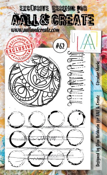 AALL and Create  Circular Marks  Stamps - Stempel A6