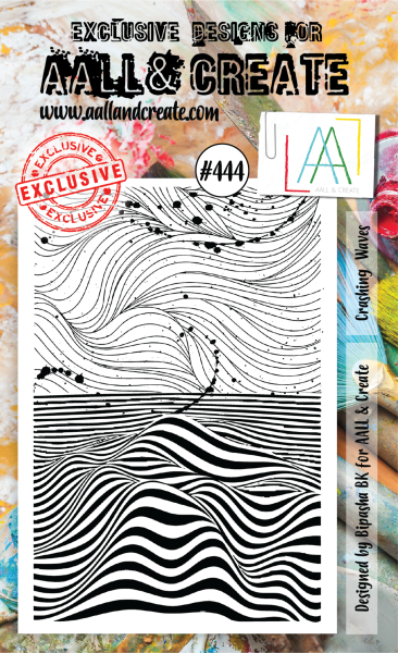 AALL and Create  Crashing Waves  Stamps - Stempel A6