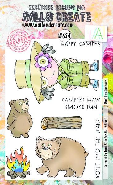 AALL and Create  Don't Feed The Bears  Stamps - Stempel A6