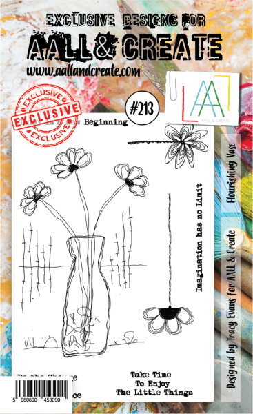 AALL and Create  Flourishing Vase  Stamps - Stempel A6