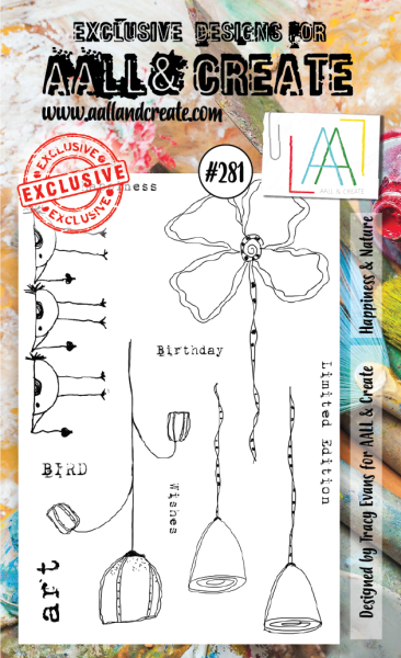 AALL and Create  Happiness & Nature  Stamps - Stempel A6