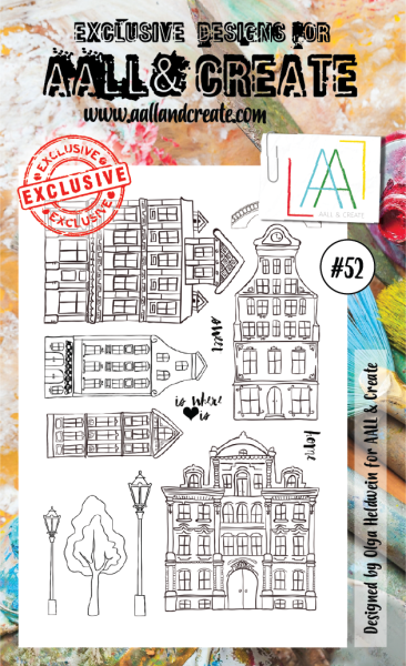 AALL and Create  Houses  Stamps - Stempel A6