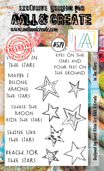 AALL and Create  In the Stars  Stamps - Stempel A6