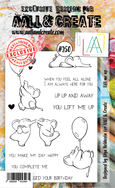 AALL and Create  Lift Me Up  Stamps - Stempel A6