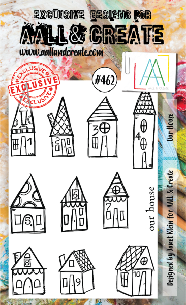 AALL and Create  Our House  Stamps - Stempel A6