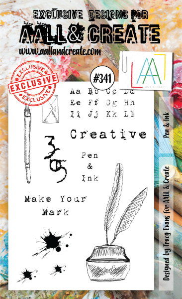 AALL and Create  Pen & Ink  Stamps - Stempel A6