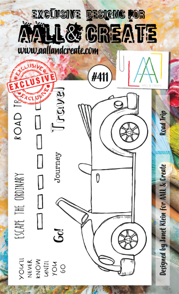 AALL and Create  Road Trip  Stamps - Stempel A6