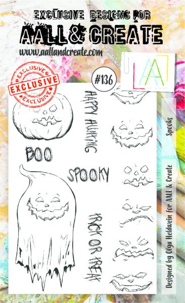 AALL and Create  Spooks  Stamps - Stempel A6