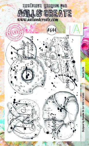 AALL and Create  Sweet Tooth  Stamps - Stempel A6