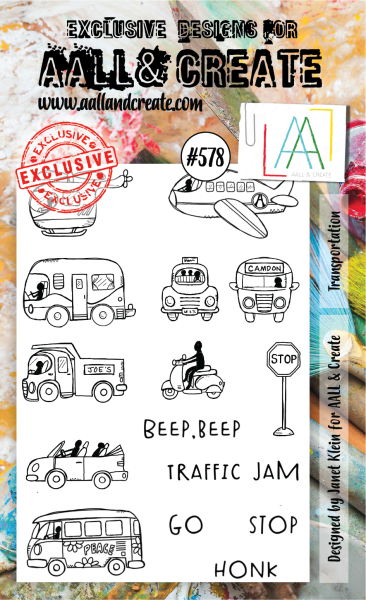 AALL and Create  Transportation  Stamps - Stempel A6