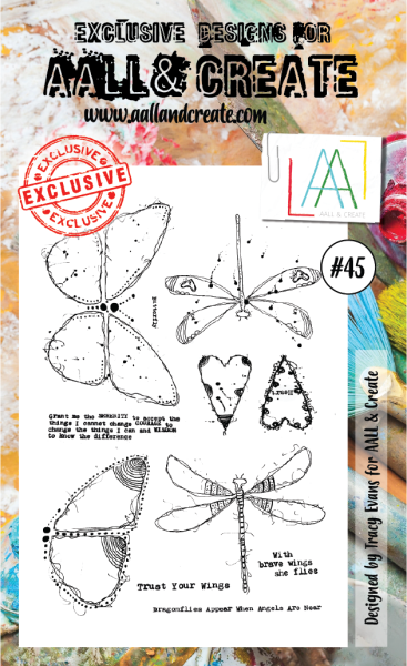 AALL and Create  Wings  Stamps - Stempel A6