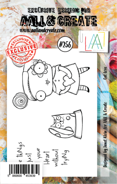 AALL and Create  Cat Love  Stamps - Stempel A7