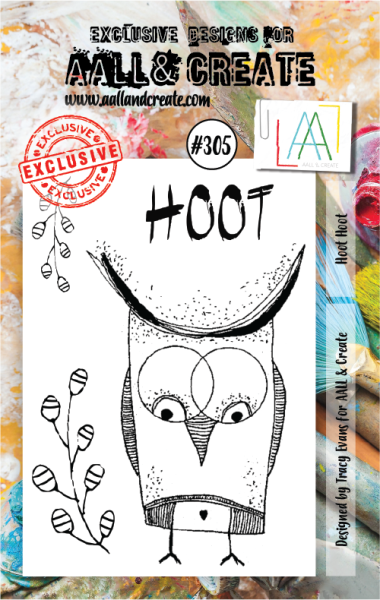 AALL and Create  Hoot Hoot  Stamps - Stempel A7