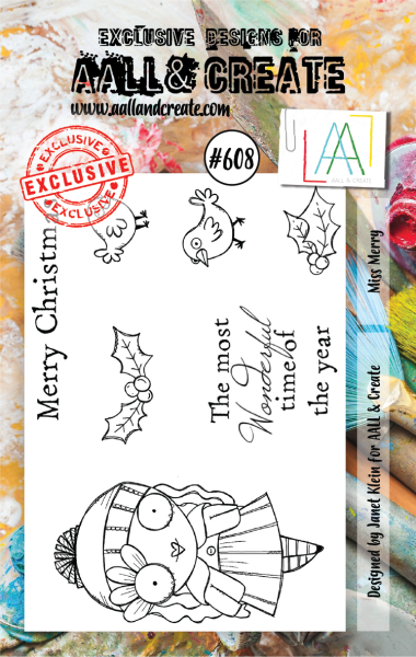 AALL and Create  Miss Merry  Stamps - Stempel A7