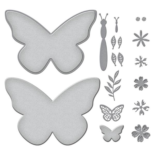 Spellbinders Dies "Butterfly Card Creator Etched" Stanzschablonen