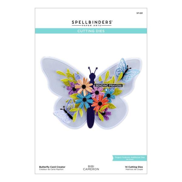 Spellbinders Dies "Butterfly Card Creator Etched" Stanzschablonen