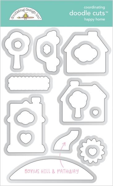 Doodlebug Design "Happy Home Doodle" Cuts  - Stanzen 