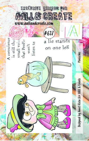 AALL and Create  Pinocchio  Stamps - Stempel A7