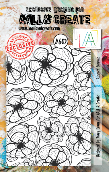 AALL and Create  Rippled Blooms  Stamps - Stempel A7