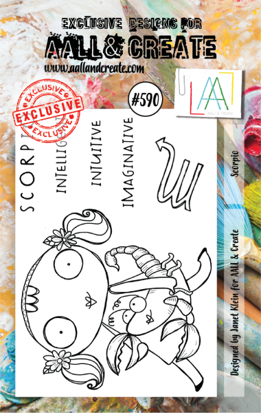 AALL and Create  Scorpio  Stamps - Stempel A7