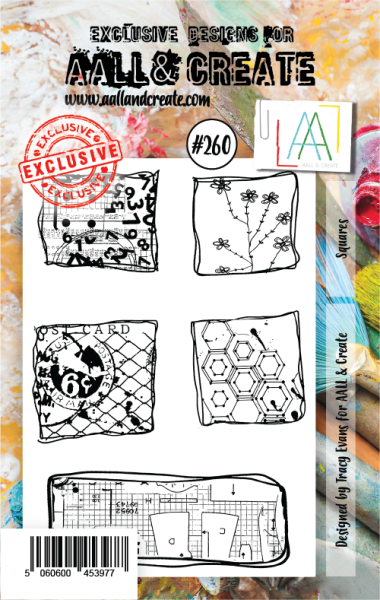 AALL and Create  Squares  Stamps - Stempel A7