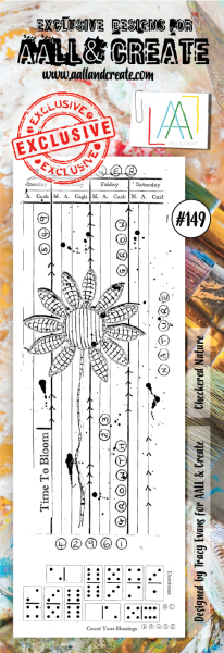 AALL and Create Checkered Nature  Stamps - Stempel  Border 