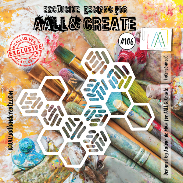 AALL and Create  Interconnect  Stencil - Schablone 6x6